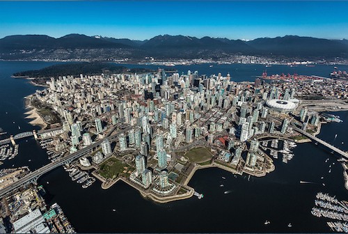 Arial Photo of Vancouver
