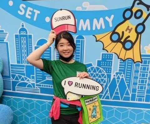 Amy Zhu at sun run