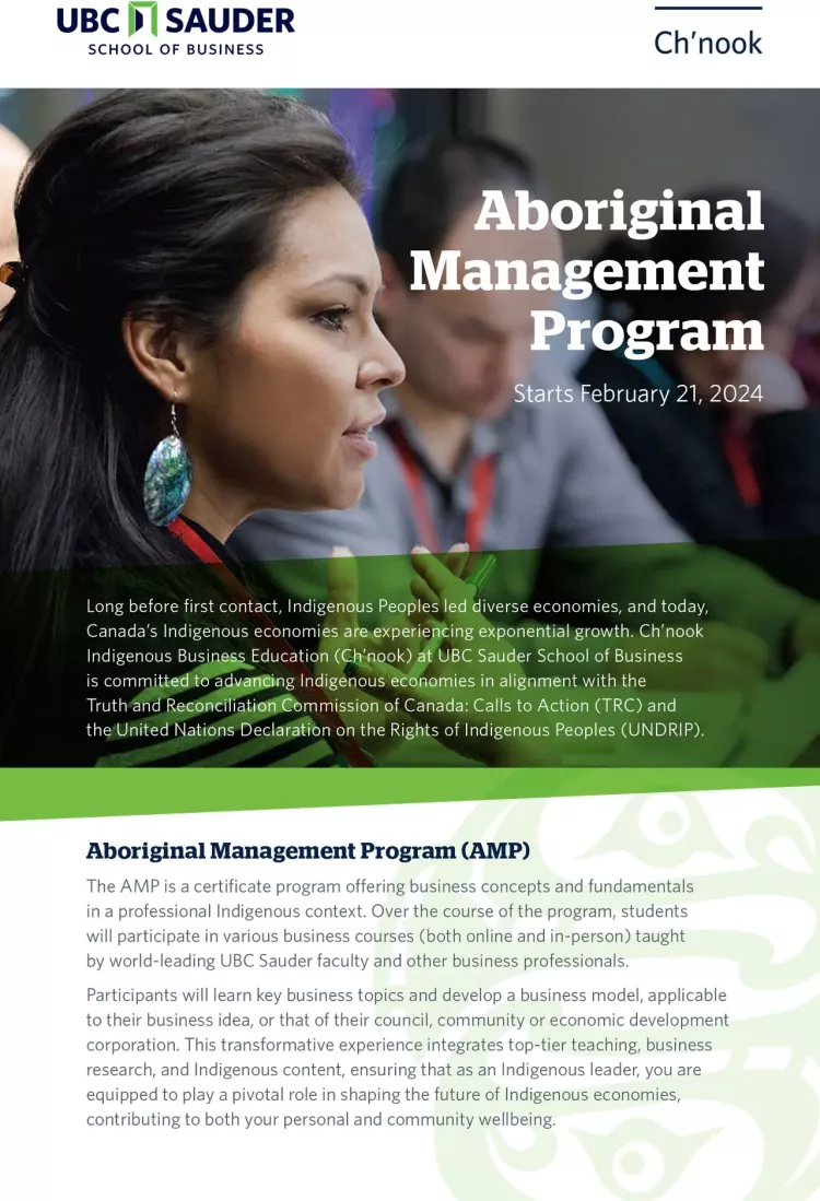 Ch'nook Aboriginal Management Program